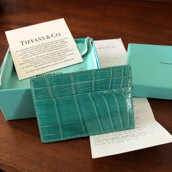 Tiffany & Co crocodile card case - Picture 2 of 2